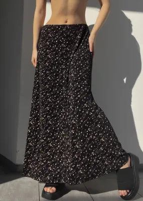 90’s Floral Button Down Maxi Skirt (L-XL)