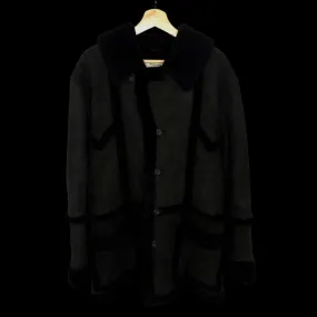 BAPE | 90's Suede Shearling Coat (Black) | L