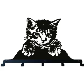 Cat Metal Coat Rack, Wall Mount Hanger