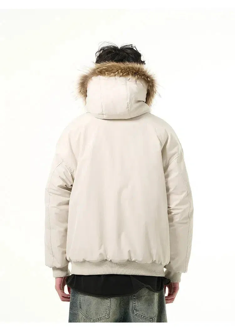 ChicMy-Fall Outfits -Autumn/Winter Coat Jacket INS Style Street Fashion Fur Collar Puffer Jacket