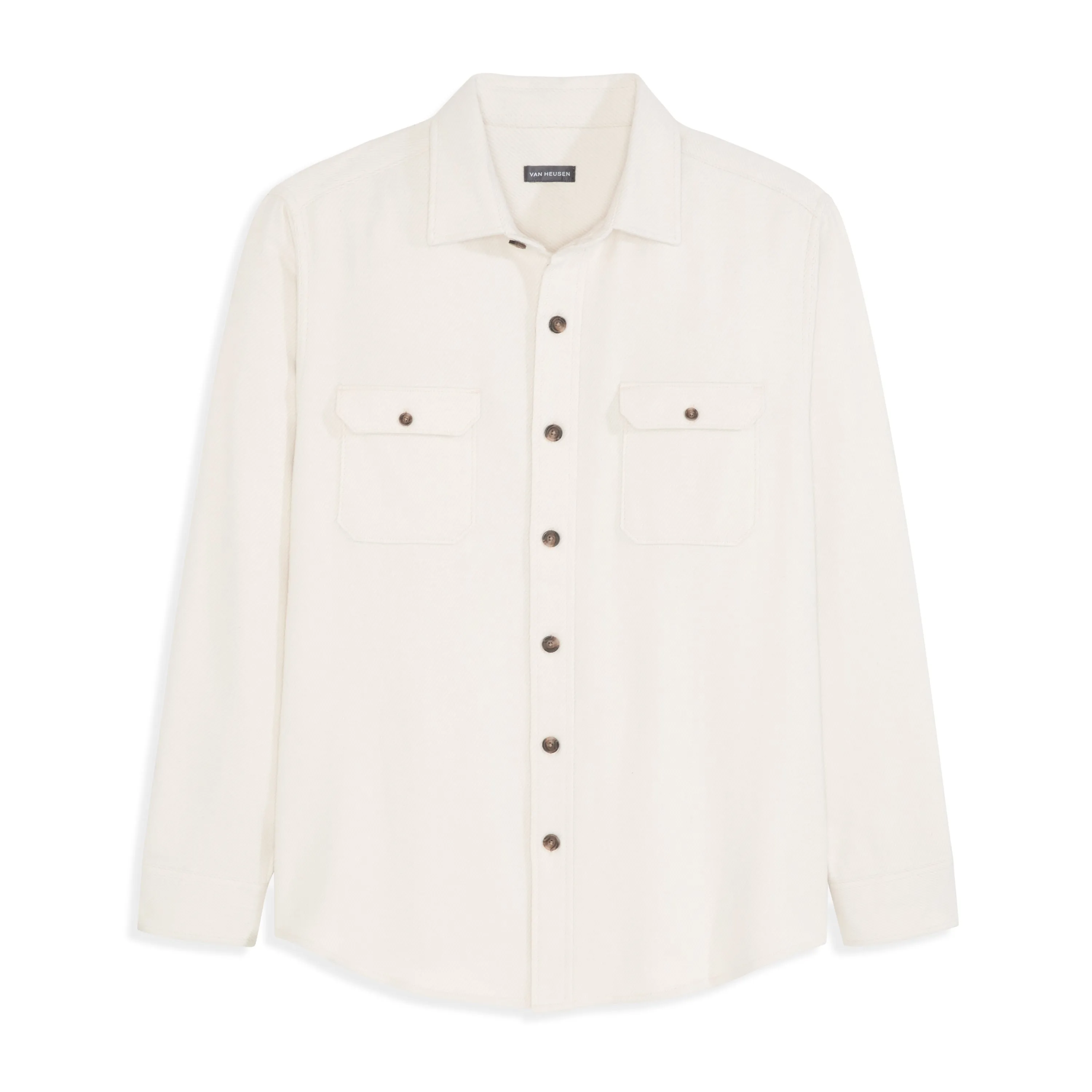 Essential Brushed Twill Shirt Jacket – Regular Fit
