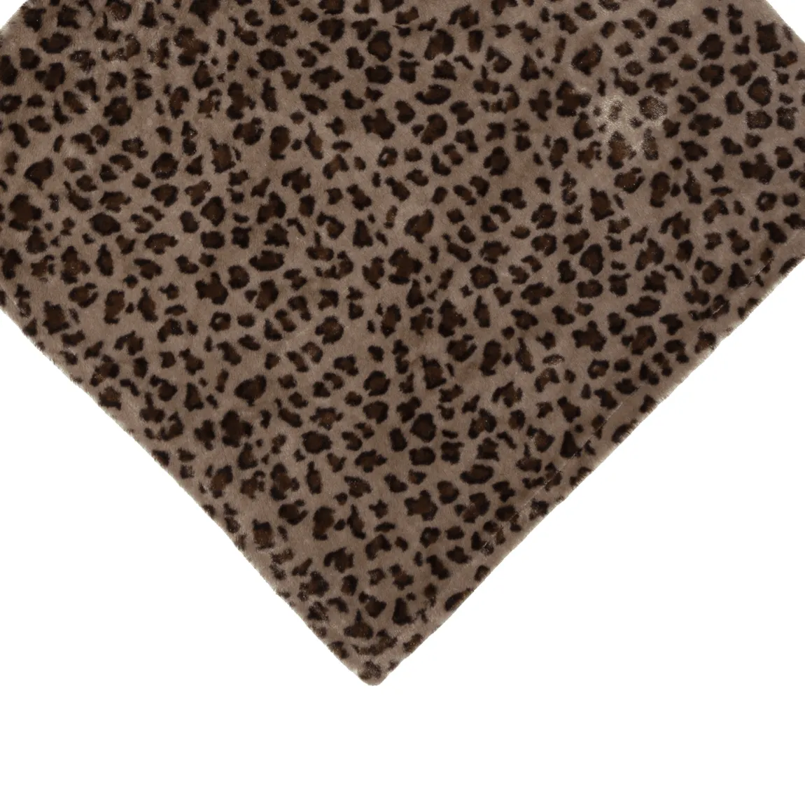 Faux Fur Poncho Womens Jacket Brown M