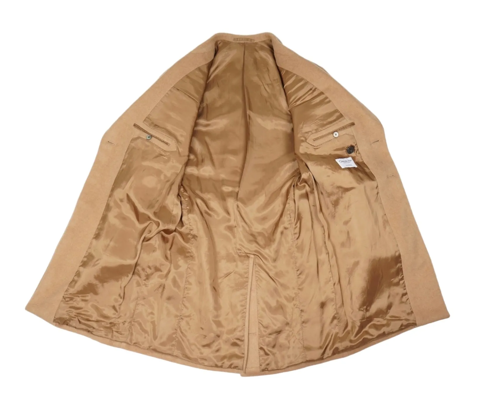 Götrich - Beige 620g Baby Camel DB. Polo Coat 50