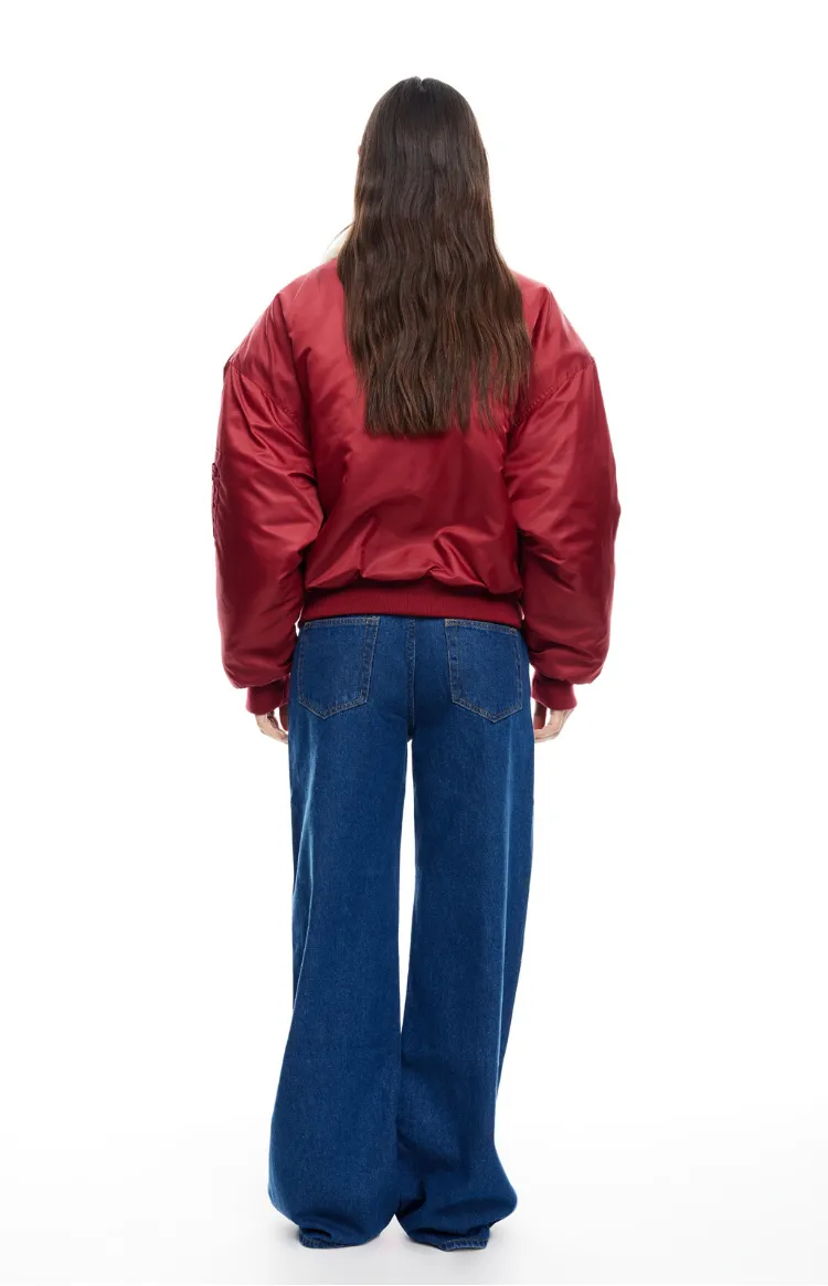 Lioness Carla Mulberry Puffer Jacket