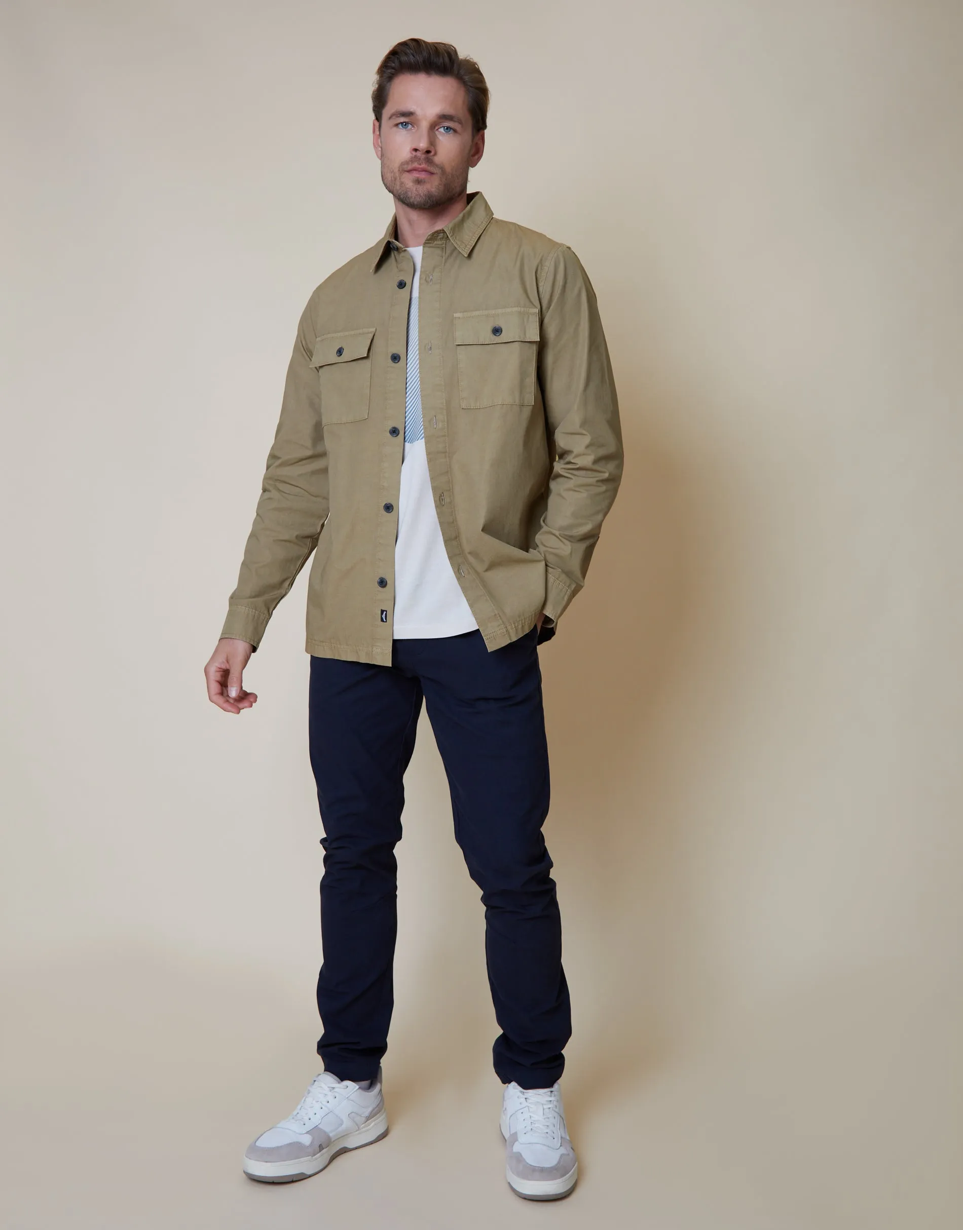 Men's Stone Lightweight Shacket
