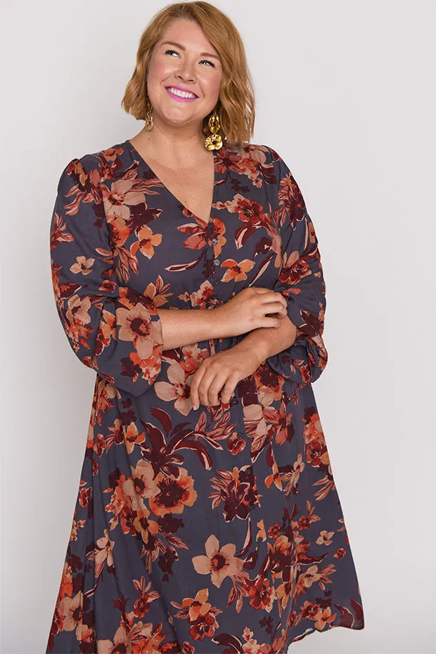 Millie Wall Flower Maxi Dress