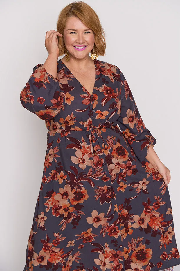 Millie Wall Flower Maxi Dress