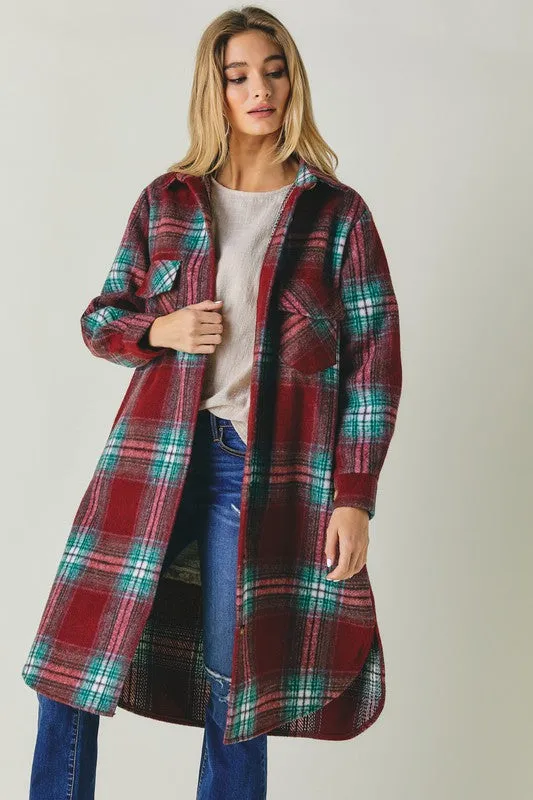 Owe It To You Plaid Jacket