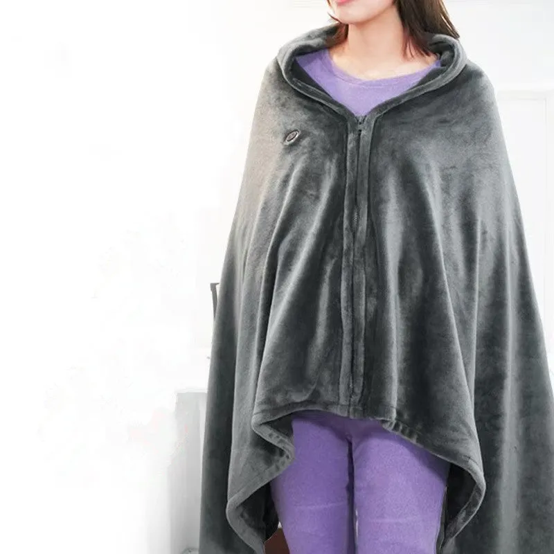 Unisex Heated Shawl Blanket
