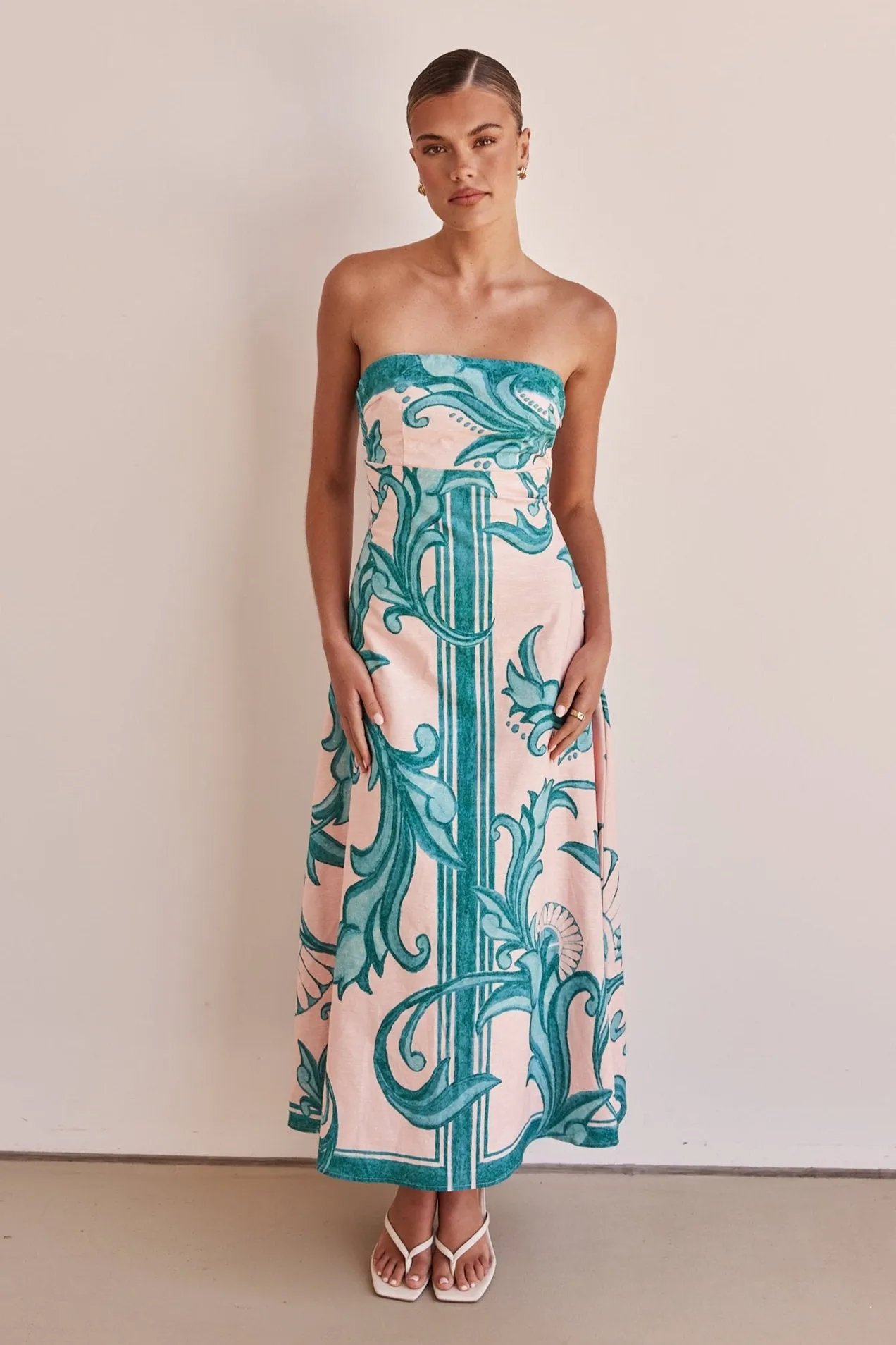 Zayna Midi Dress (Pink)