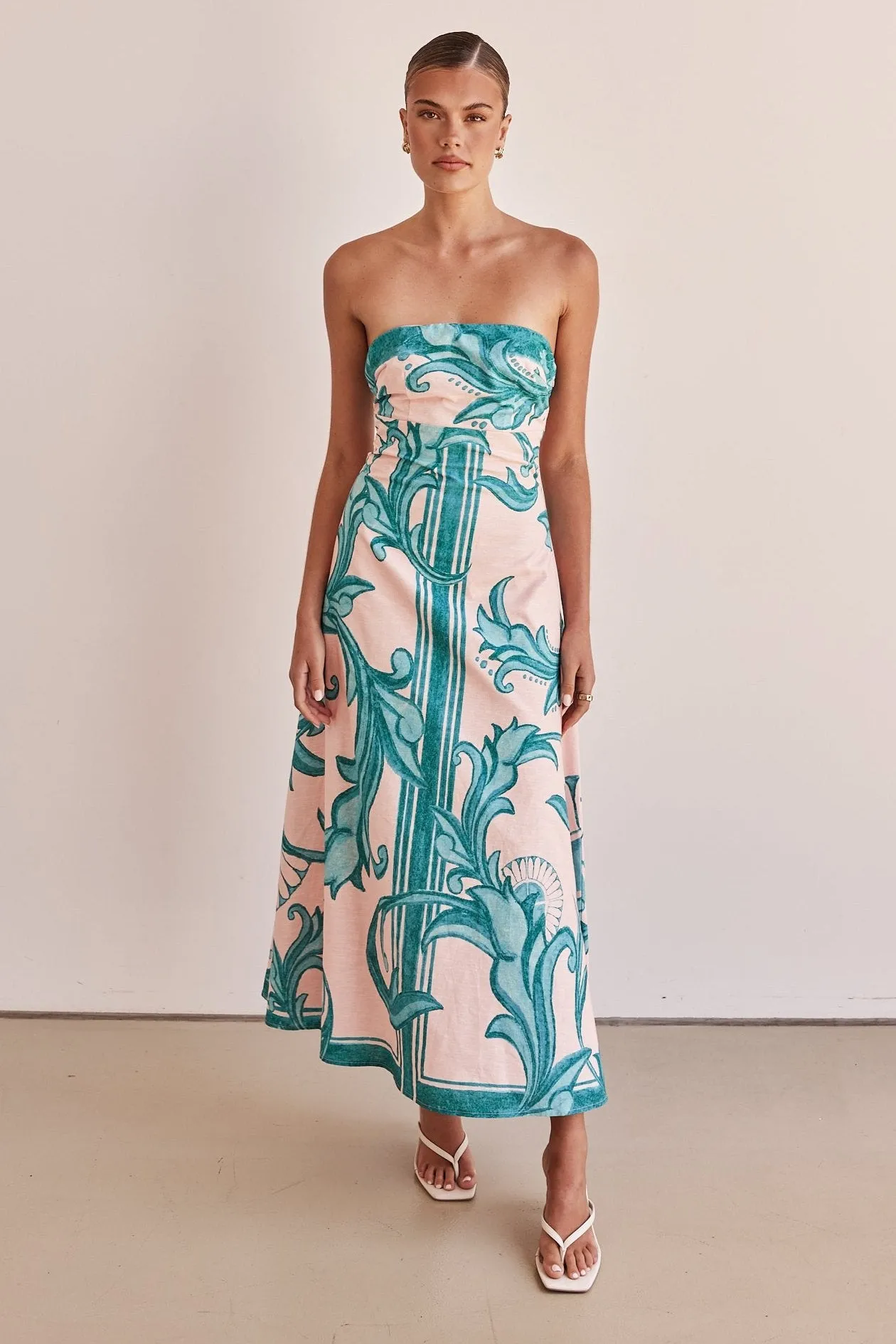 Zayna Midi Dress (Pink)